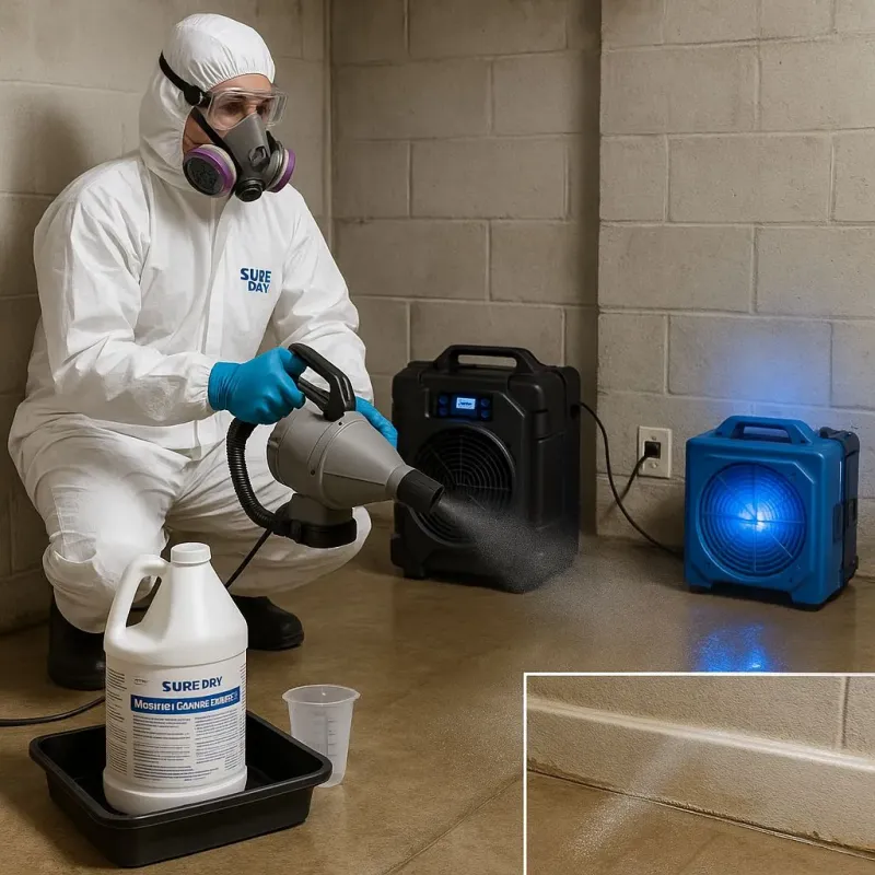 Sanitization and Odor Removal process in Davidsville, PA