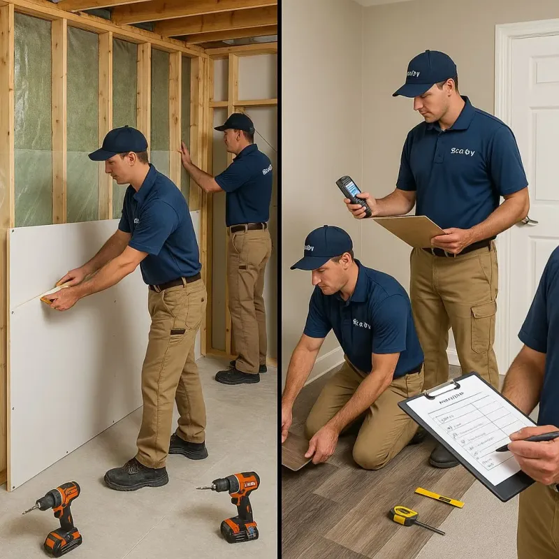 Repairs and Reconstruction process in Davidsville, PA